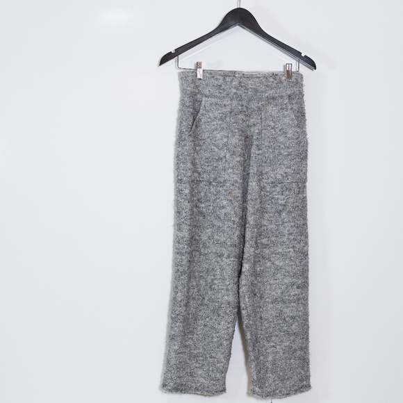 Le Bon Shoppe Pants - Le Bon Shoppe Monte Wool Blend Stretch Sweat Lounge Pants Heather Gray Small